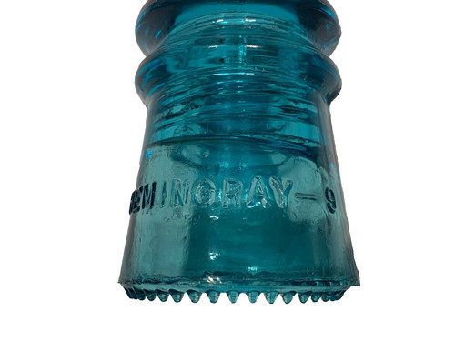 Glass insulator hemingray 9 - hemingray-no,